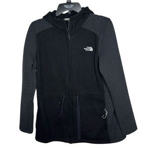 The North Face Black Zip Up Hoodie Jacket. Size Large.